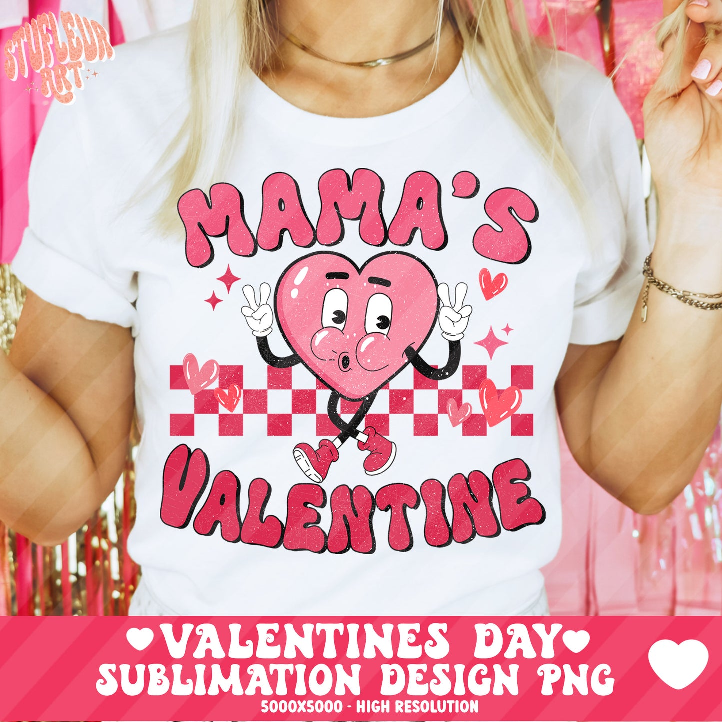 Retro Valentine's Day Sublimation Designs PNG Bundle by RetrovibZ