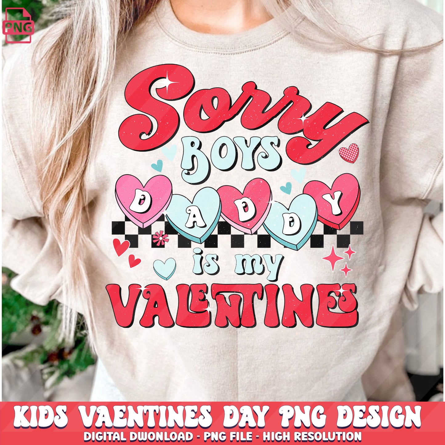 KIDS Valentine's Day Sublimation Designs PNG Bundle, Valentines day Kids T-shirt Bundle by RetrovibZ