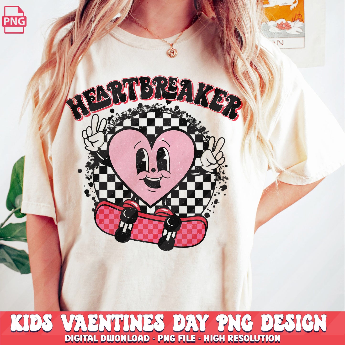 KIDS Valentine's Day Sublimation Designs PNG Bundle, Valentines day Kids T-shirt Bundle by RetrovibZ