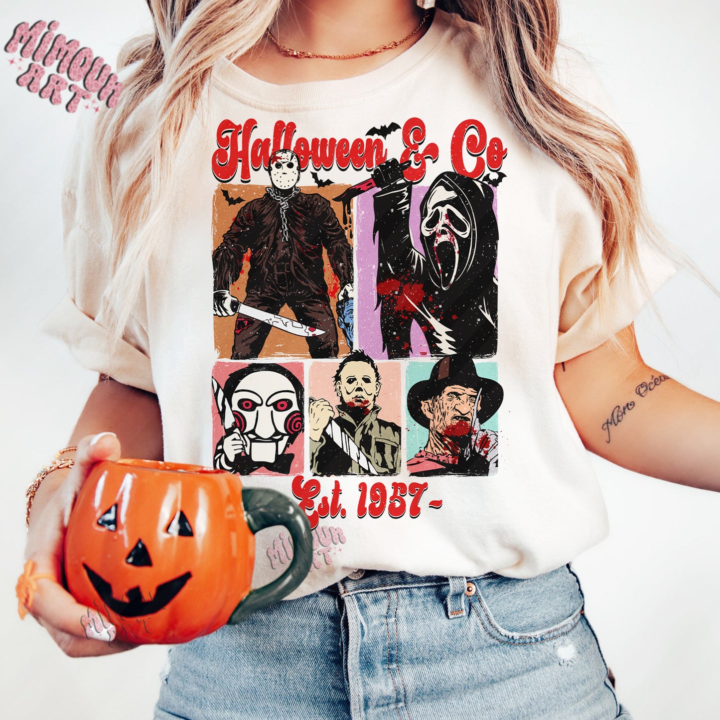 Horror Halloween Png Bundle, Retro Halloween Png, Horror png, Halloween horror Characters Sublimation, Scary movie png, Halloween Shirt png