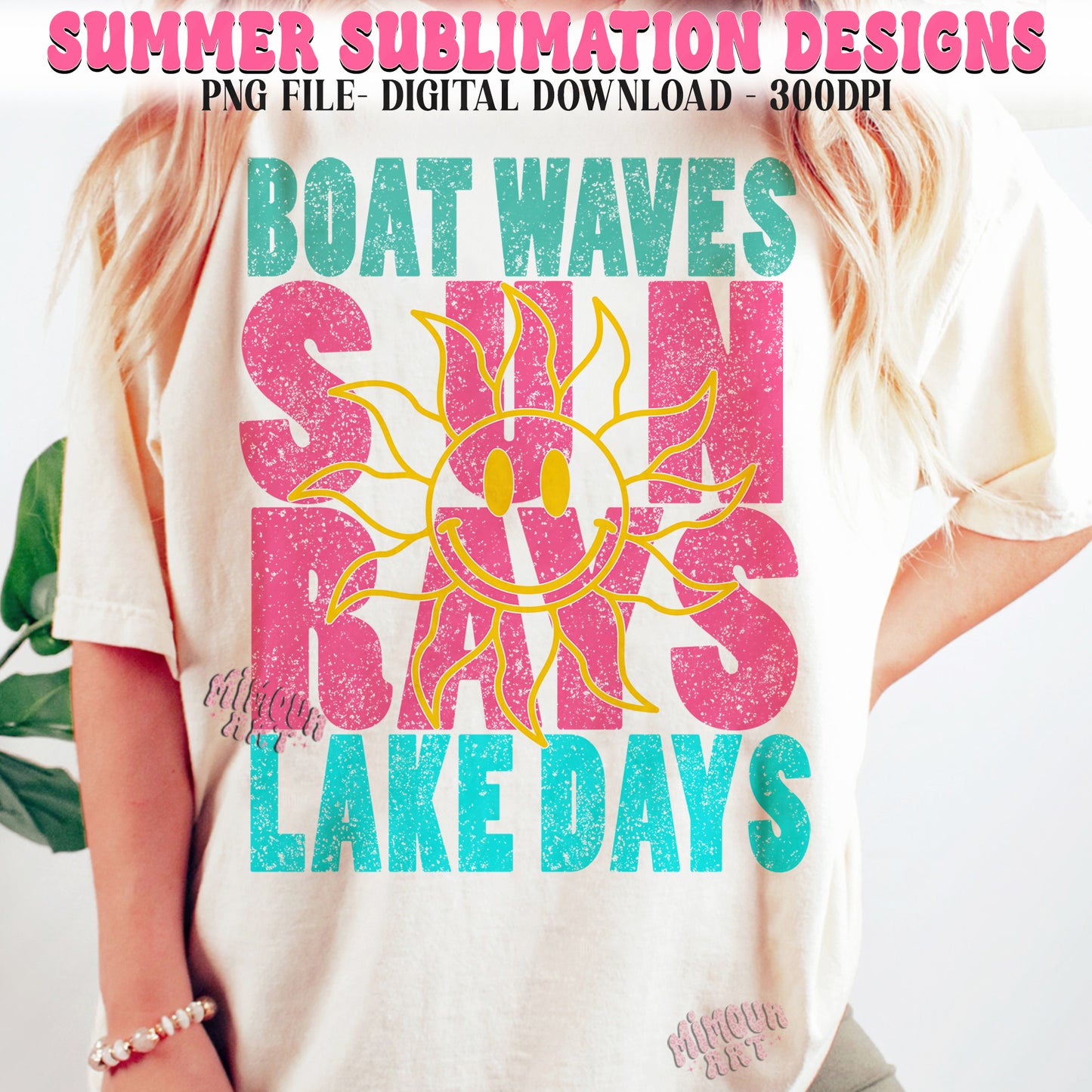 Boat Waves Sun Rays Lake Days PNG, Summer png, Summer Sublimation, Retro png, Sublimation Design, Beach Png, Lake days png, Hello Summer png