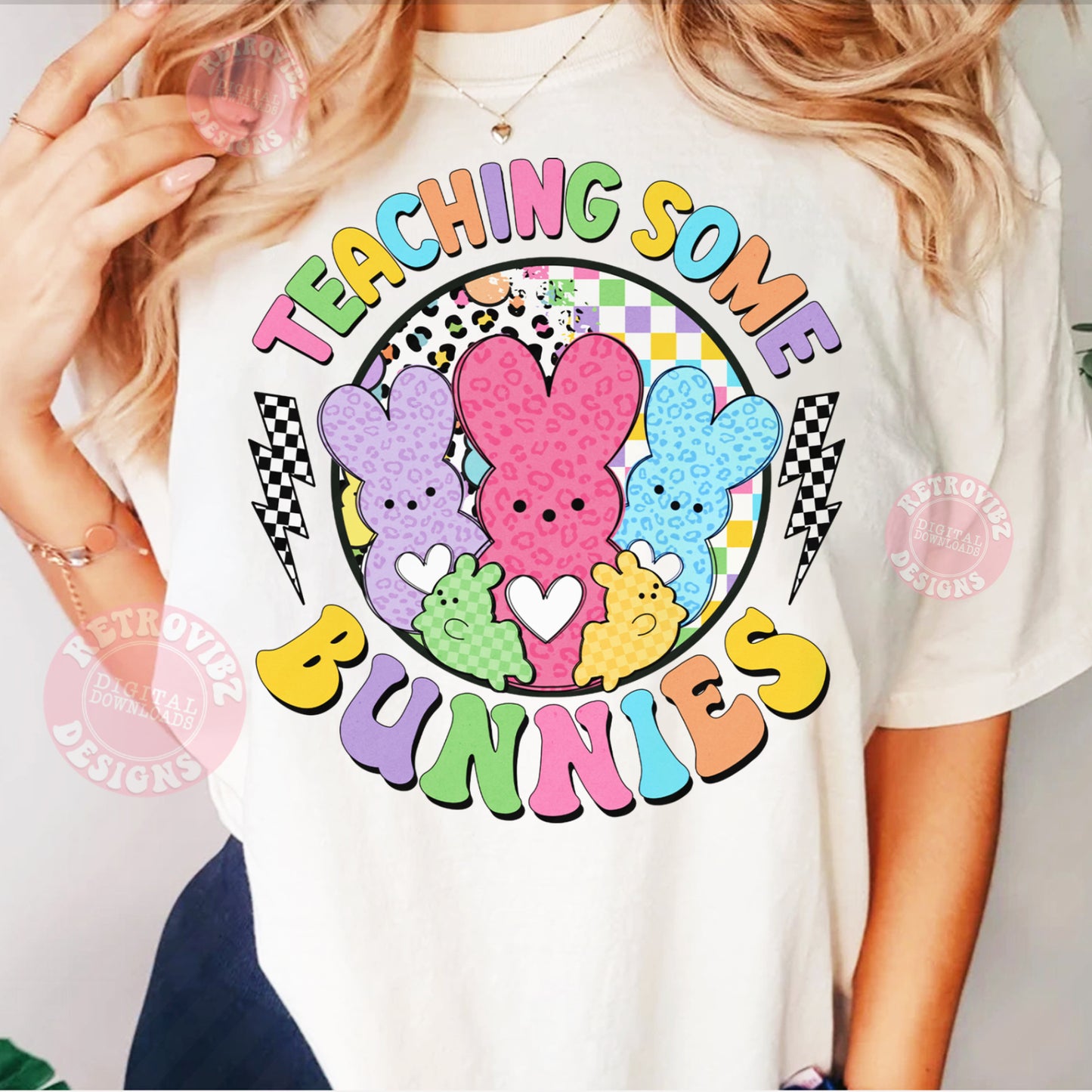 Teacher Easter Sublimation Design PNG Bundle - DIGITAL DOWNLOAD