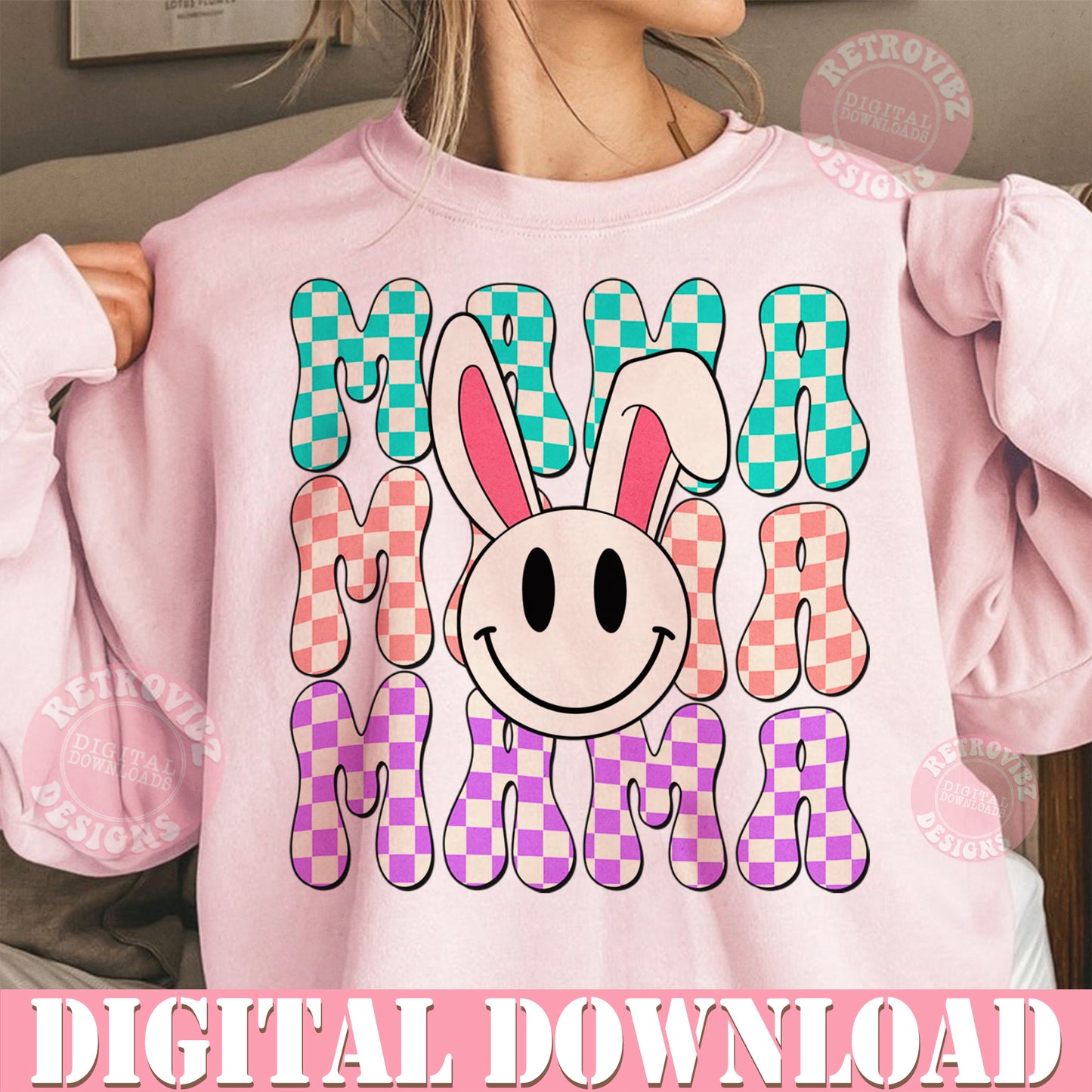 MEGA Easter Kids Bundle Sublimation Designs PNG By RetrovibZ - DIGITAL DOWNLOAD