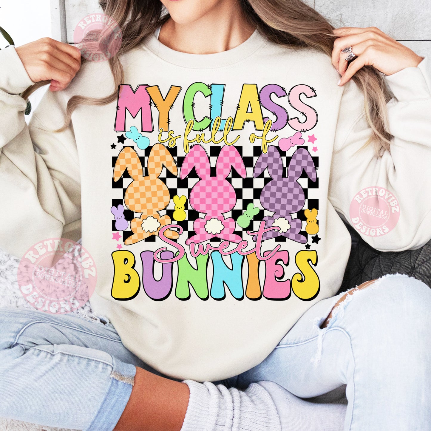 Teacher Easter T-shirt Design PNG Bundle - DIGITAL DOWNLOAD