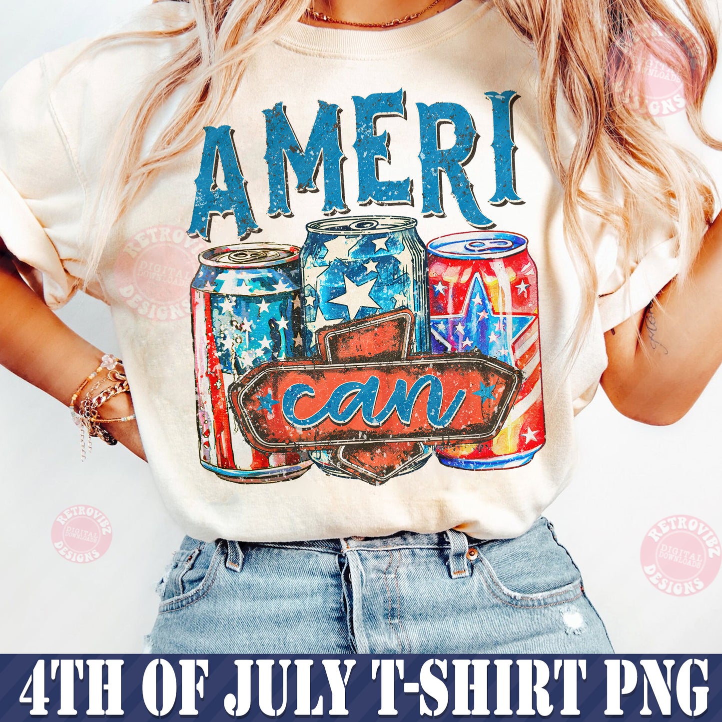 Ameri Can Png, America Png, 4th Of July Png, Independence day png, Patriotic png, USA Flag png, fourth of july Sublimation designs png