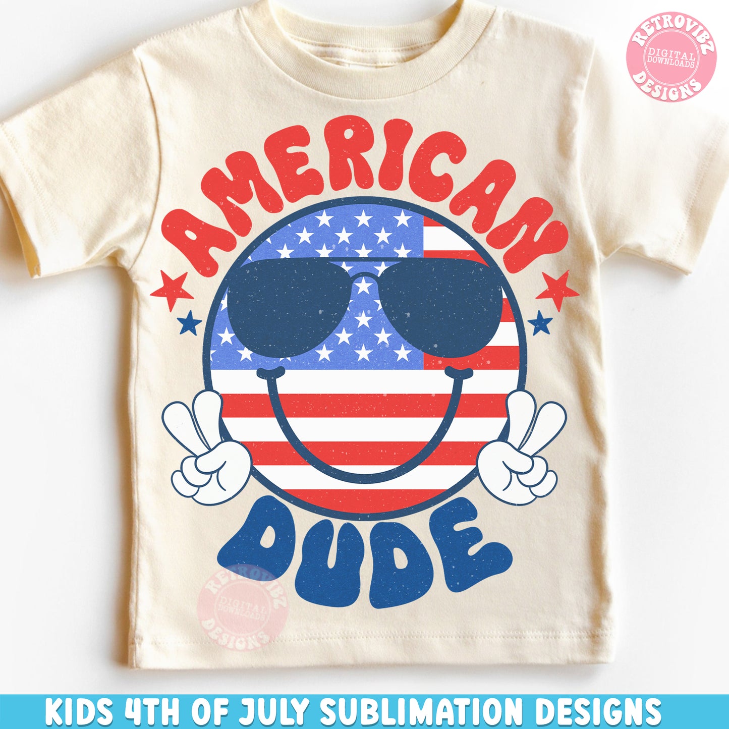 4th of July For Kids SVG PNG Designs Bundle