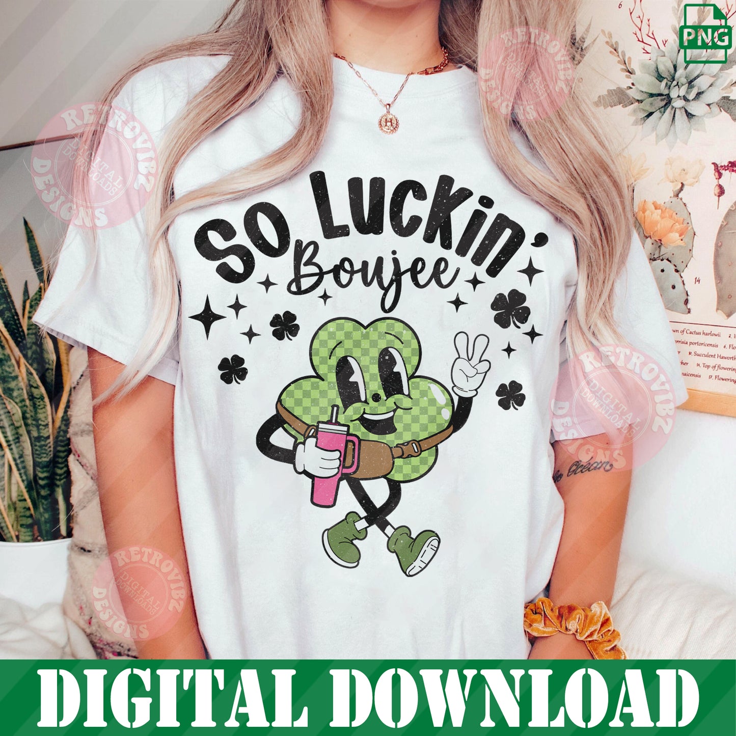 KIDS St. Patrick's Day Sublimation Design Bundle PNG by RetrovibZ