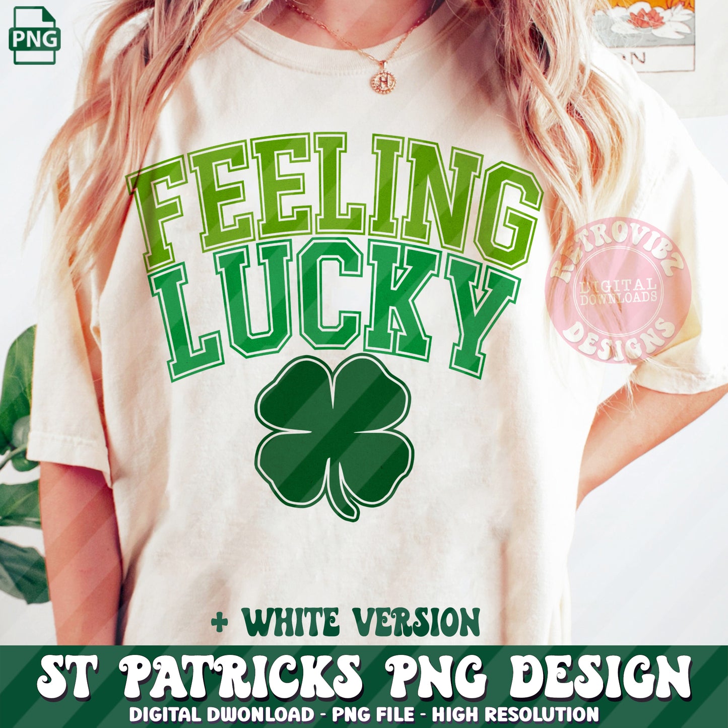 VARSITY St. Patrick's Day Sublimation Design Bundle PNG by RetrovibZ