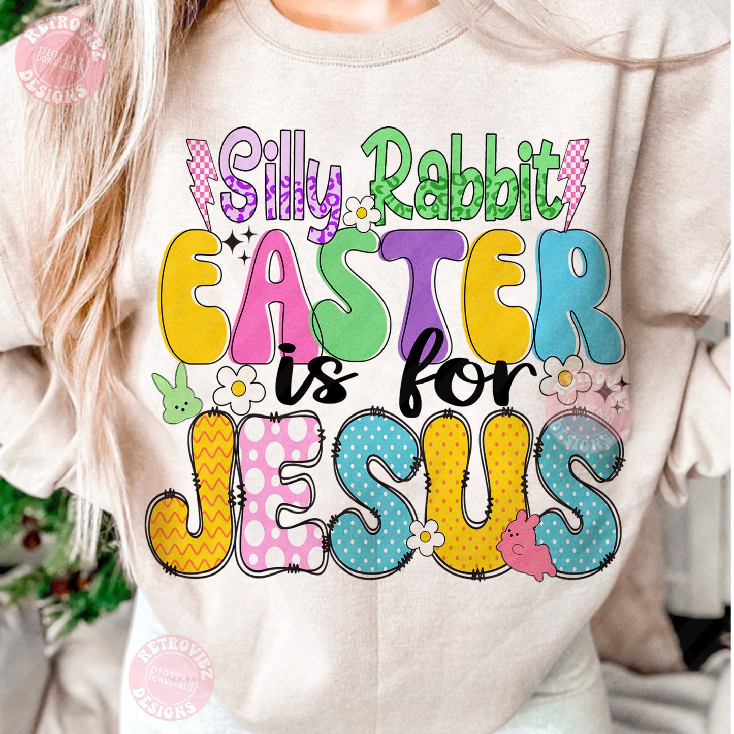 Easter Kids Bundle Sublimation Designs PNG By RetrovibZ