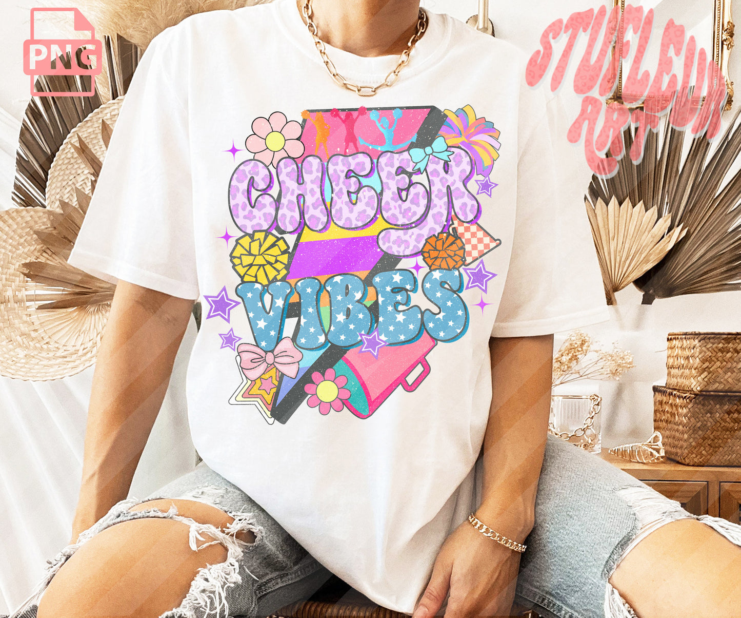 CHEERS SVG PNG Files/ Sublimation Design By RetrovibZ