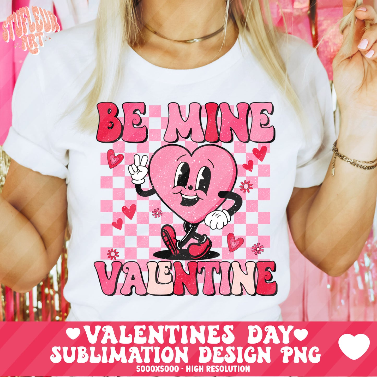 Retro Valentine's Day Sublimation Designs PNG Bundle by RetrovibZ