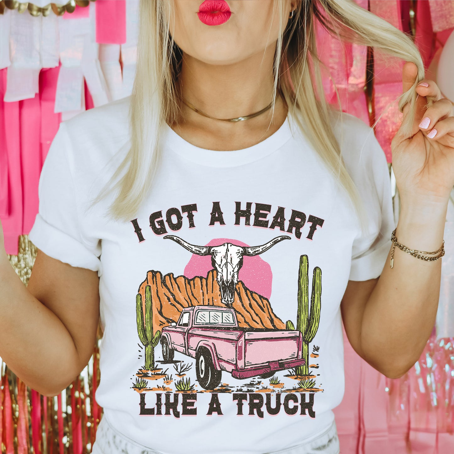 Heart Like A Truck Png, Western Sunset Cowgirl, Pocket Set PNG Sublimation, Western Shirt Png, Sublimation Download, Design PNG, Country PNG