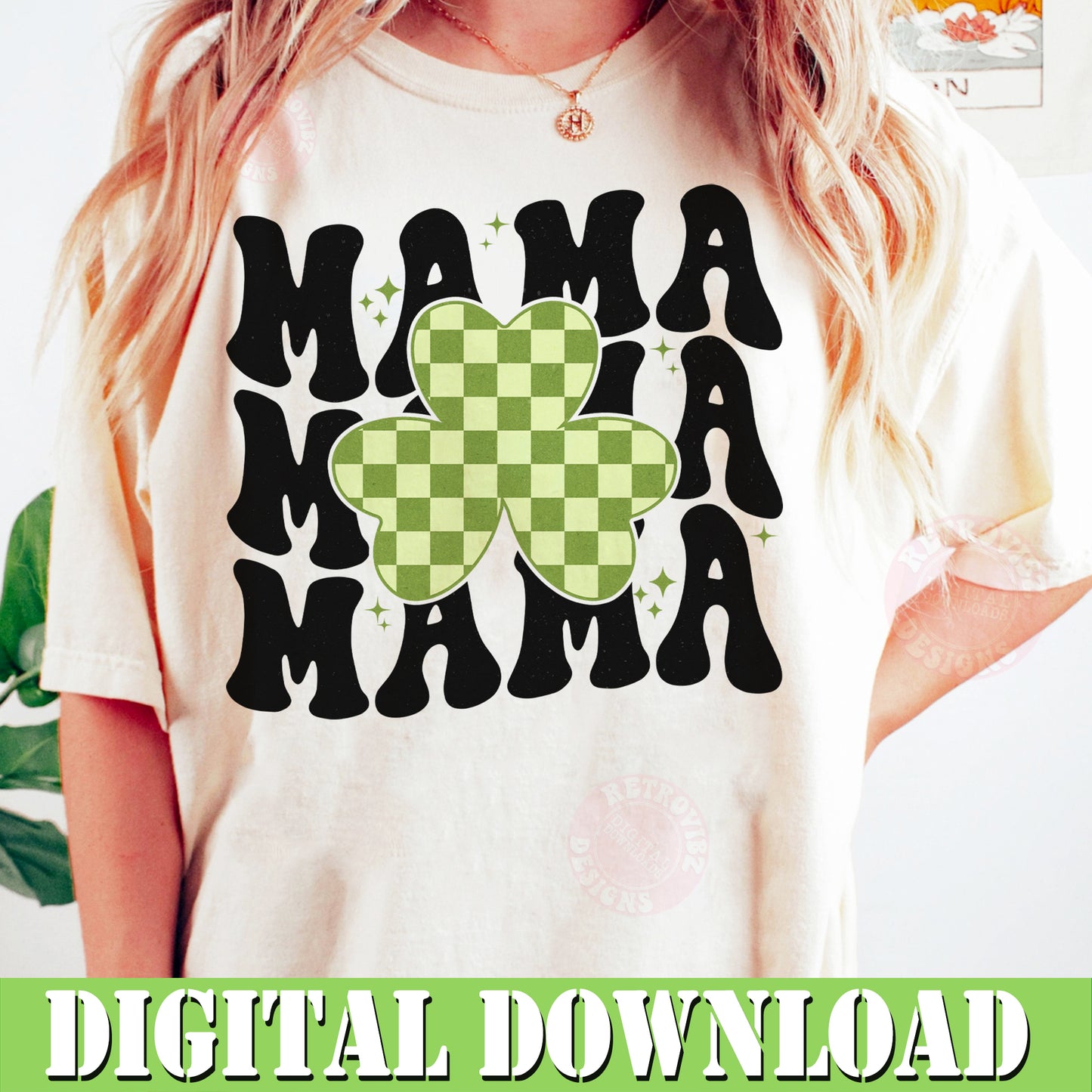 Mama St Patrick’s Day Clover PNG, St Patricks shirt Design, St. Patrick png, Mama png, Retro St patrick png, St. Patty’s Sublimation