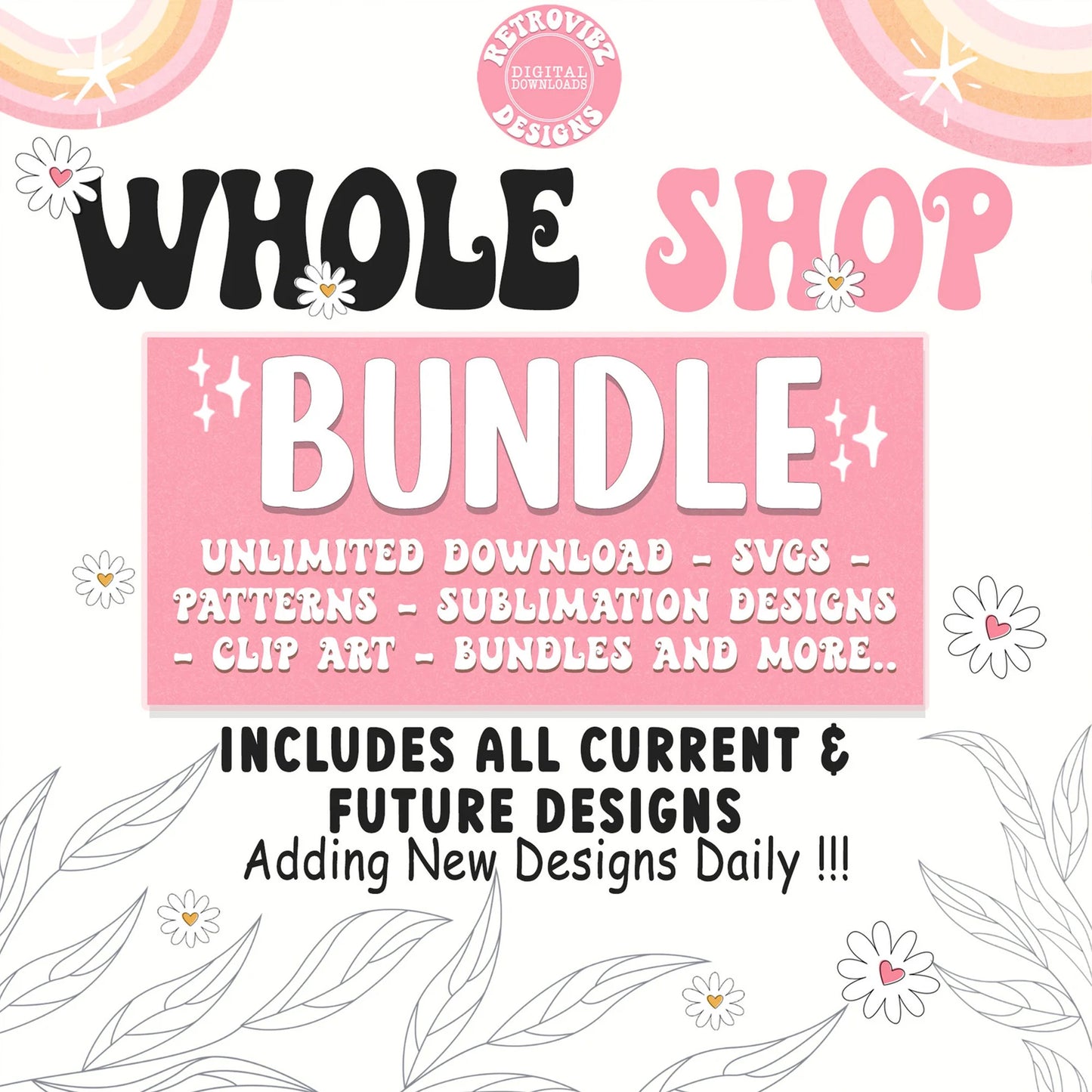 Whole Store Mega Bundle, Entire Shop Bundle, Mega Bundle Png Files, Png Bundle, T-shirt Design, Retro Mega Bundle, Whole Shop Mega Bundle