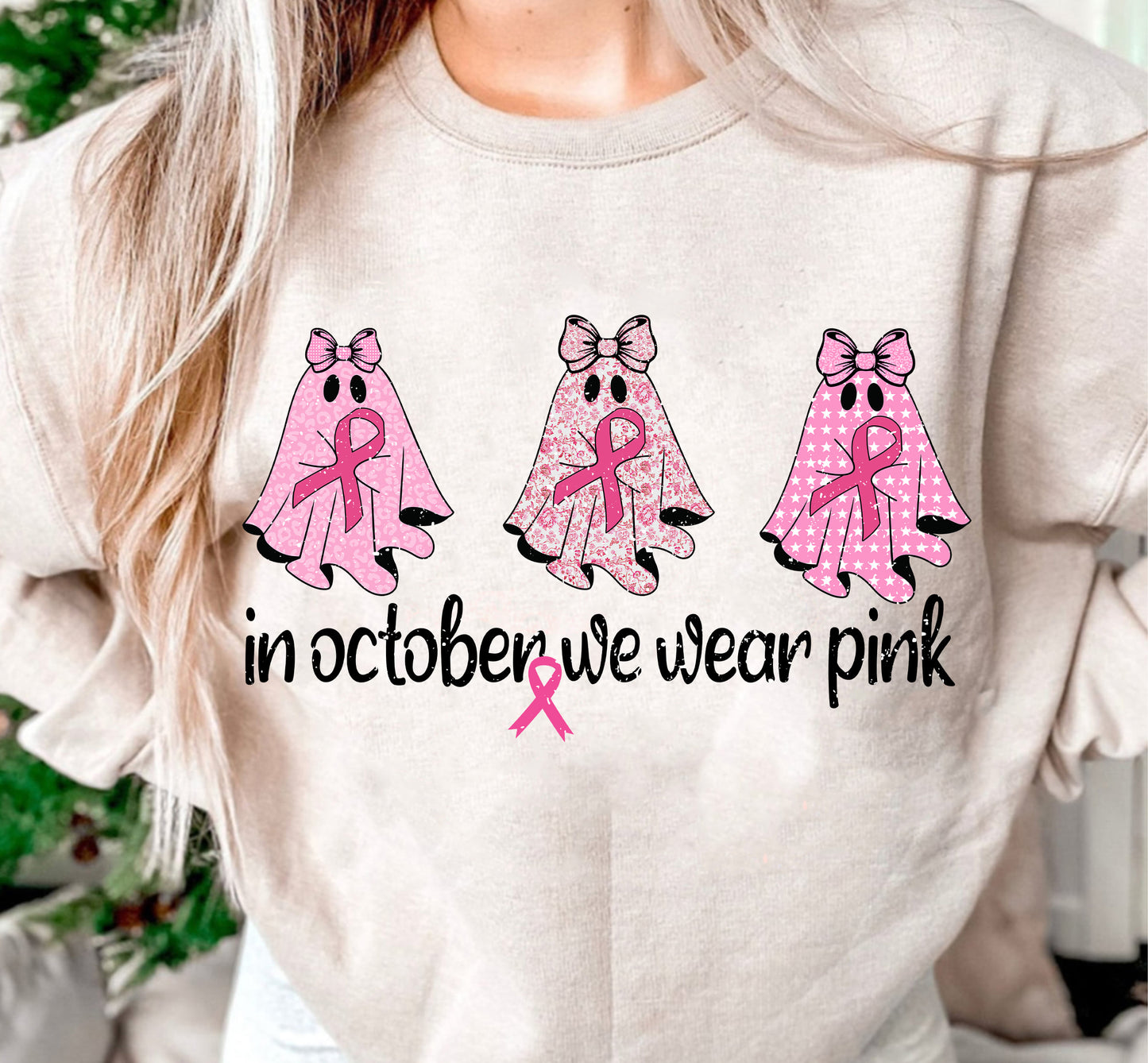 Breast Cancer Bundle Png, In October We Wear Pink Png