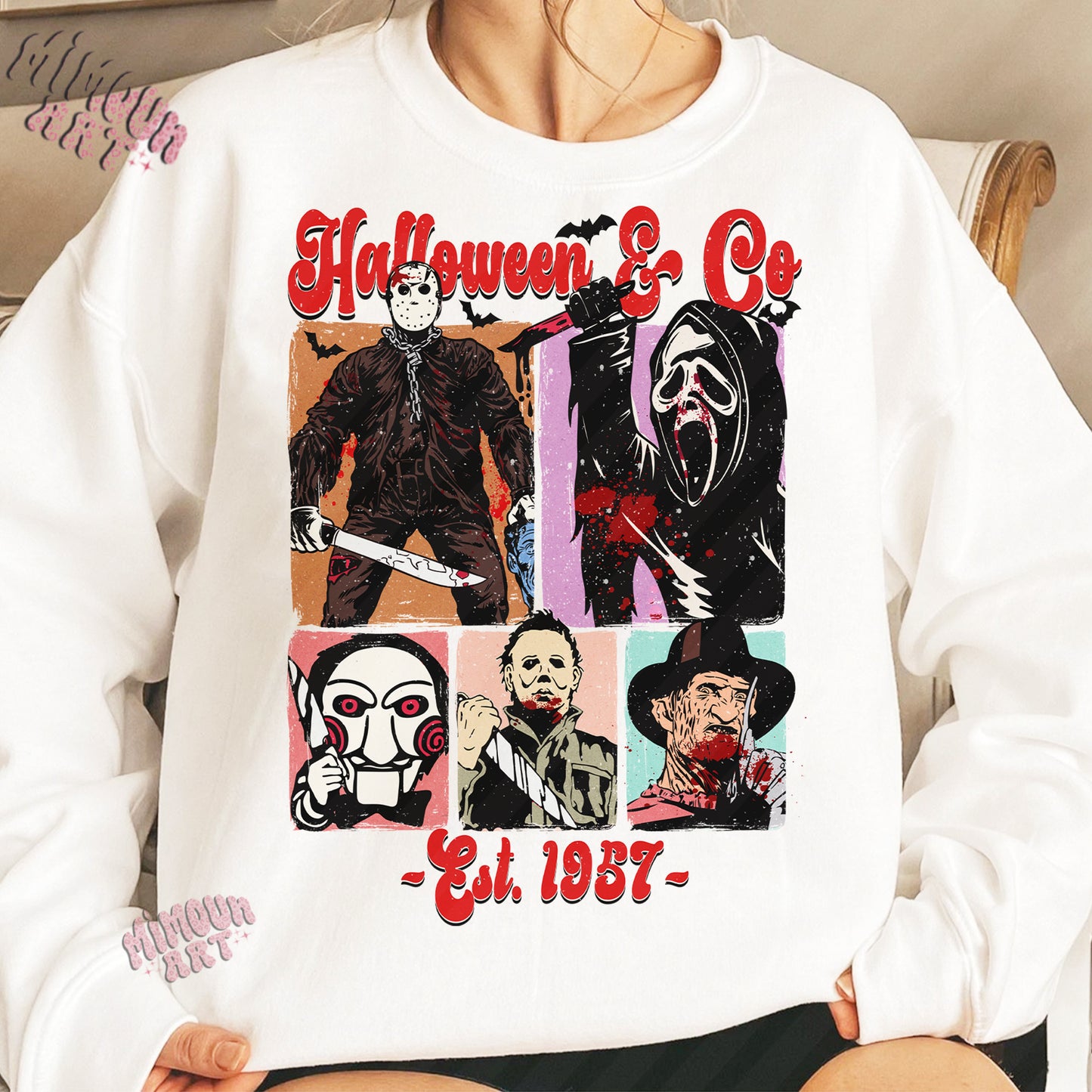 Halloween & Co. Png, Horror Halloween Sublimation PNG, Halloween Png, Scary Movie Png, Horror Png, Horror Characters Png Sublimation design