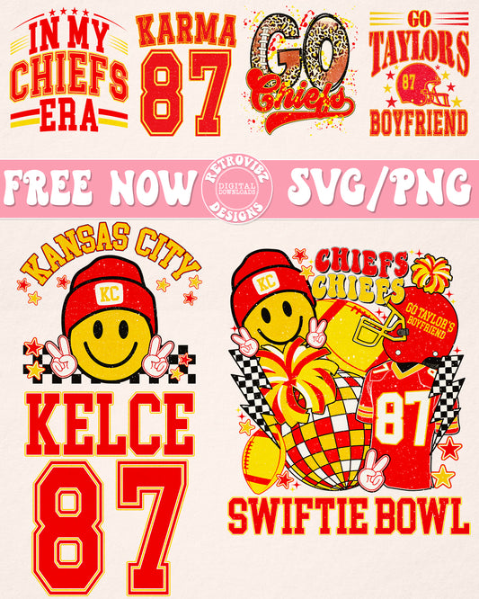 FREE Kansas City Team Clipart Bundle, PNG & SVG Cut Files for Cricut / Silhouette By RetrovibZ