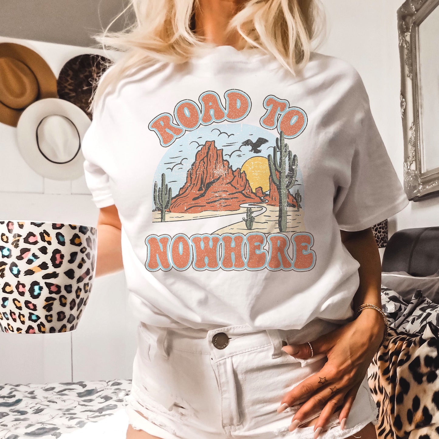 ROAD TO NOWHERE PNG, Western Sublimation PNG, Cowboy Cowgirl png, Country Tshirt Design, Howdy png, Rodeo Png, Christian Country Svg png